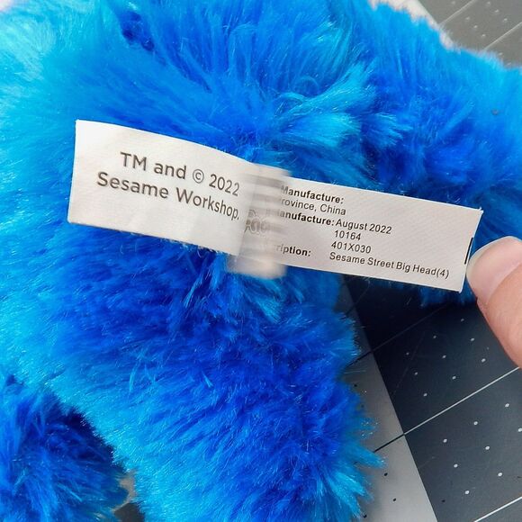 Sesame Street Grover 6 Inch Blue Plush Stuffed Toy Factory 2022 - Picture 7 of 10